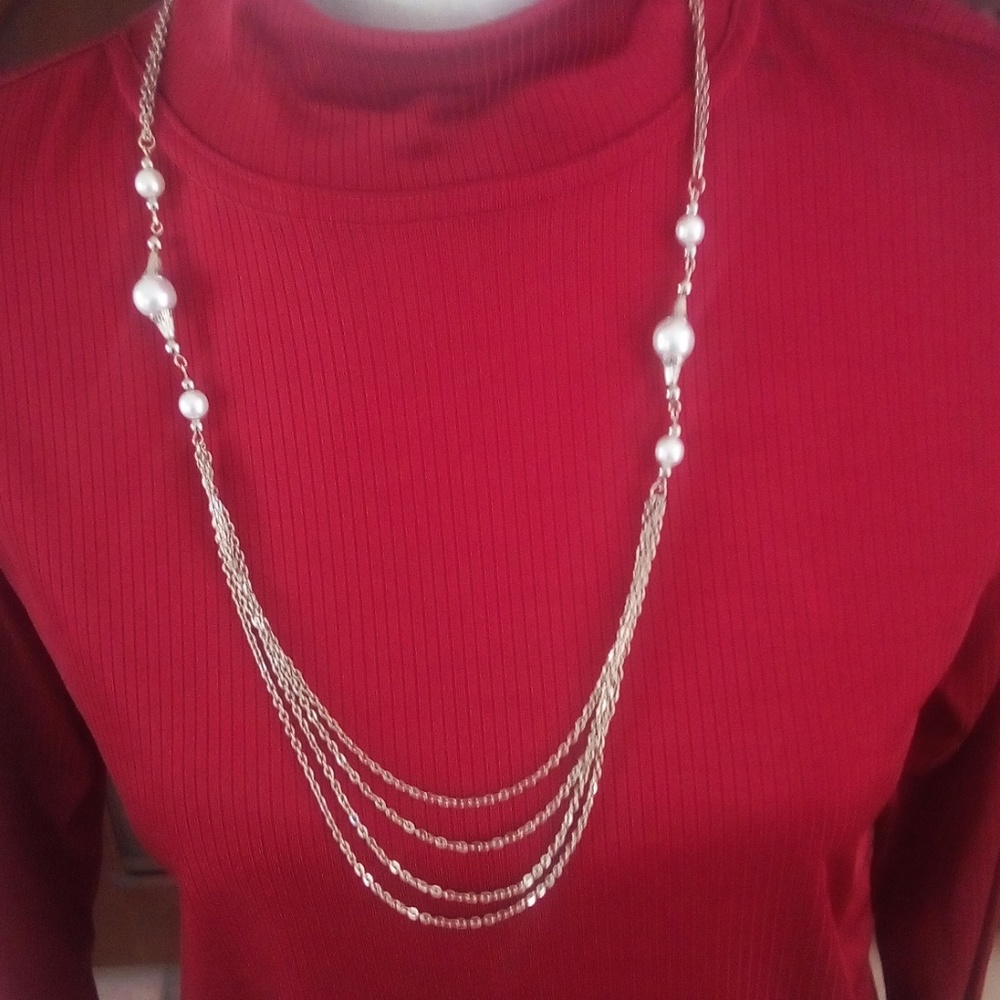 Vintage Multistrand pearl Necklace
